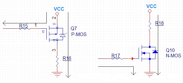 三極管驅動電路，MOS管驅動電路