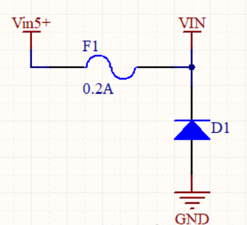 電源反接保護(hù)電路 MOS管 自恢復(fù)保險絲過流